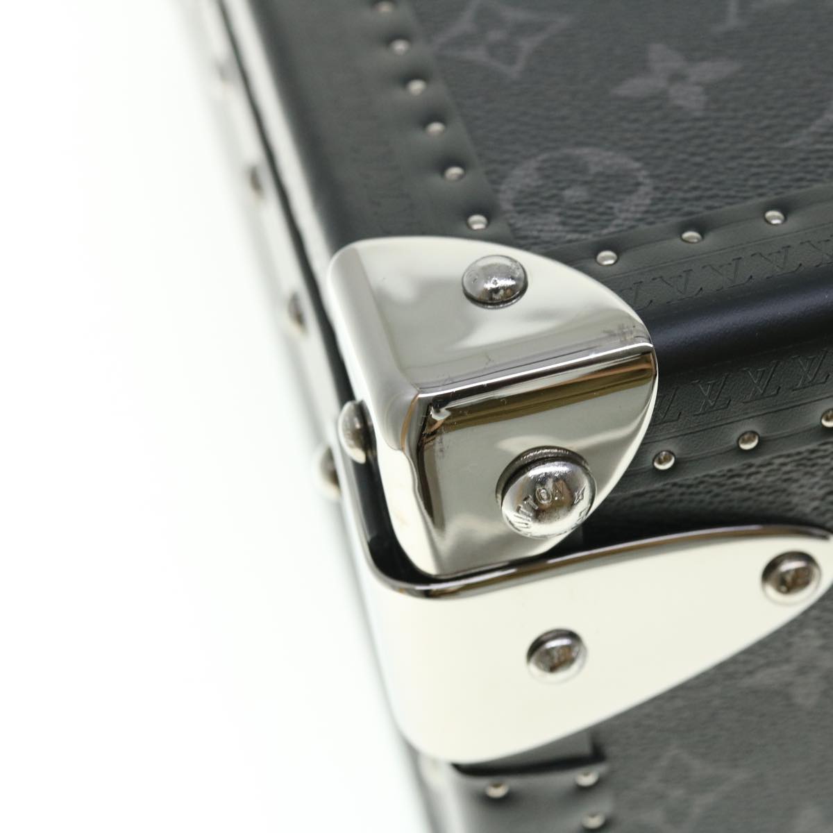 LOUIS VUITTON Monogram Eclipse Alzer 70 Trunk M20014 LV Auth 50883SM