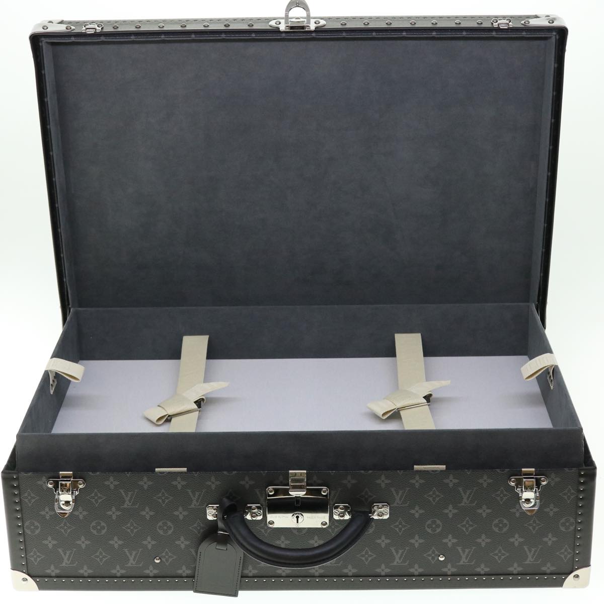 LOUIS VUITTON Monogram Eclipse Alzer 70 Trunk M20014 LV Auth 50883SM