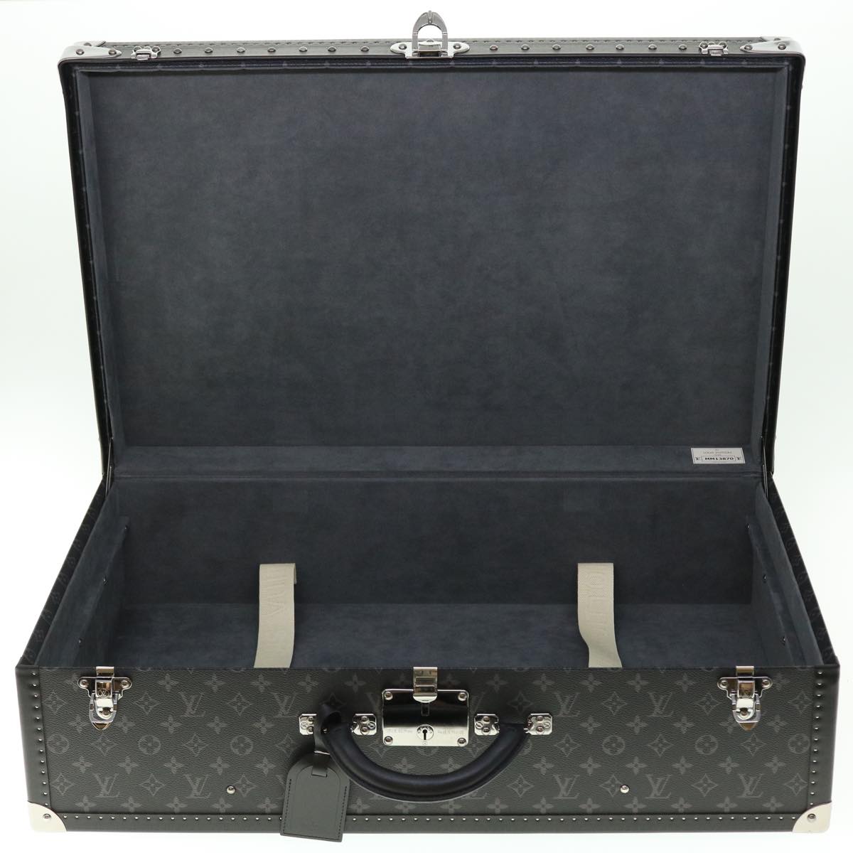 LOUIS VUITTON Monogram Eclipse Alzer 70 Trunk M20014 LV Auth 50883A