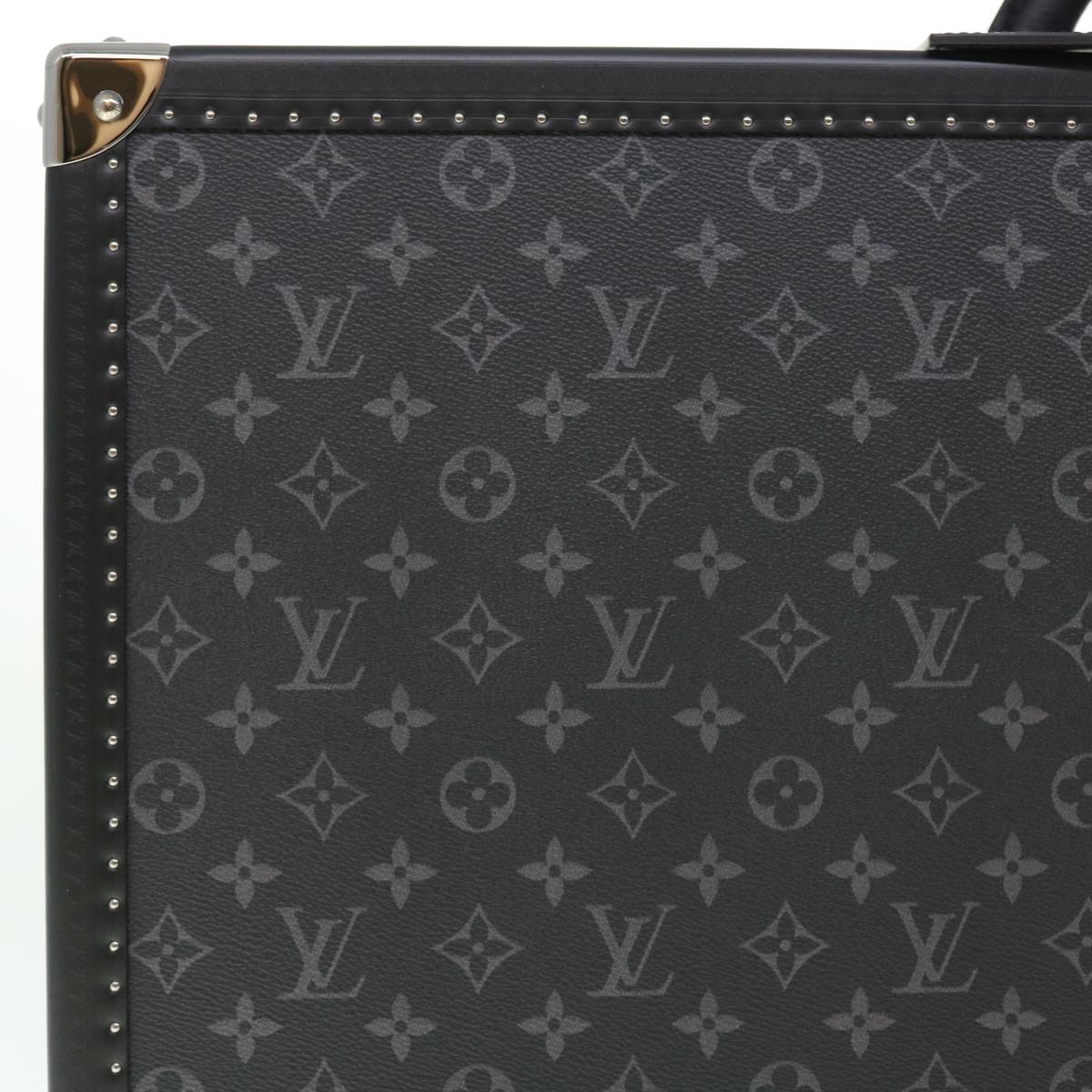 LOUIS VUITTON Monogram Eclipse Alzer 70 Trunk M20014 LV Auth 50883A