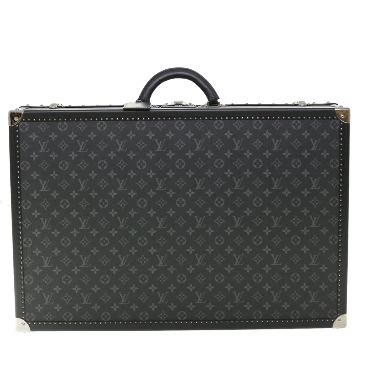 LOUIS VUITTON Monogram Eclipse Alzer 70 Trunk M20014 LV Auth 50883A