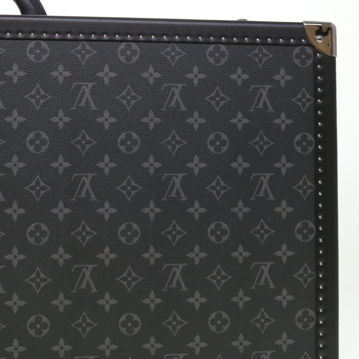 LOUIS VUITTON Monogram Eclipse Alzer 70 Trunk M20014 LV Auth 50883A