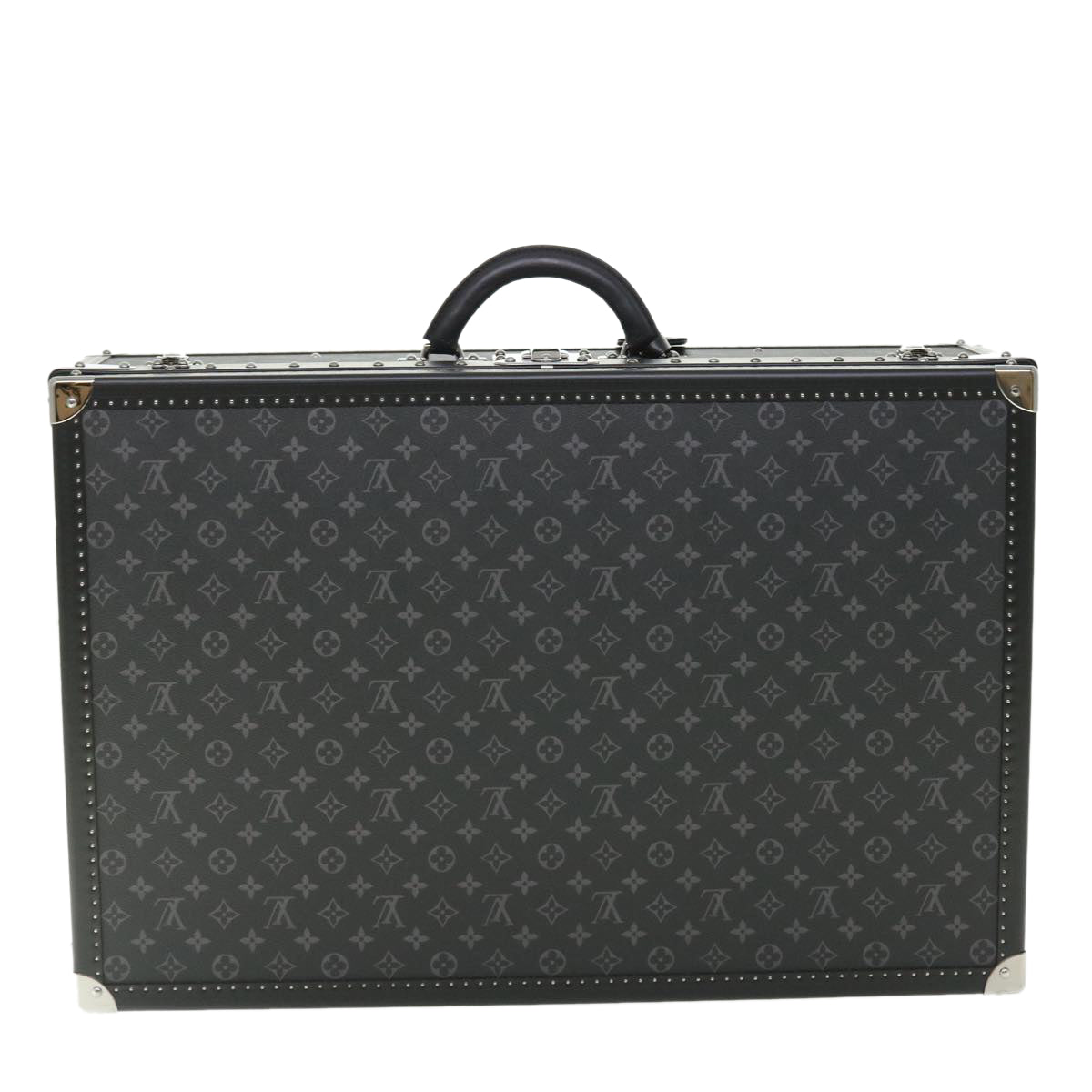 LOUIS VUITTON Monogram Eclipse Alzer 70 Trunk M20014 LV Auth 50883A