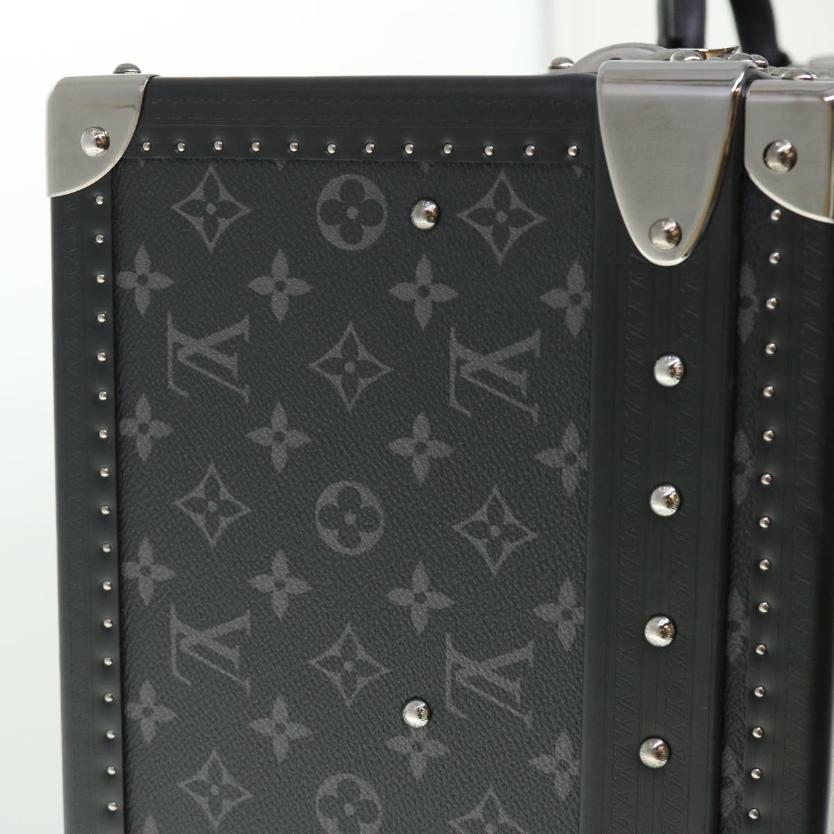 LOUIS VUITTON Monogram Eclipse Alzer 70 Trunk M20014 LV Auth 50883A