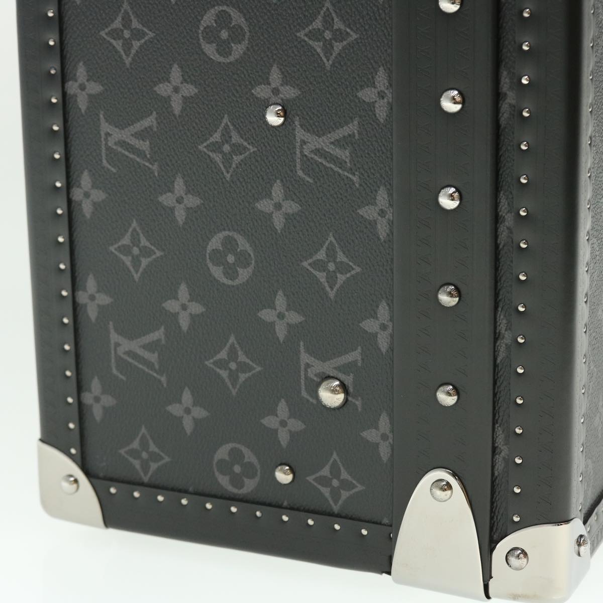 LOUIS VUITTON Monogram Eclipse Alzer 70 Trunk M20014 LV Auth 50883A