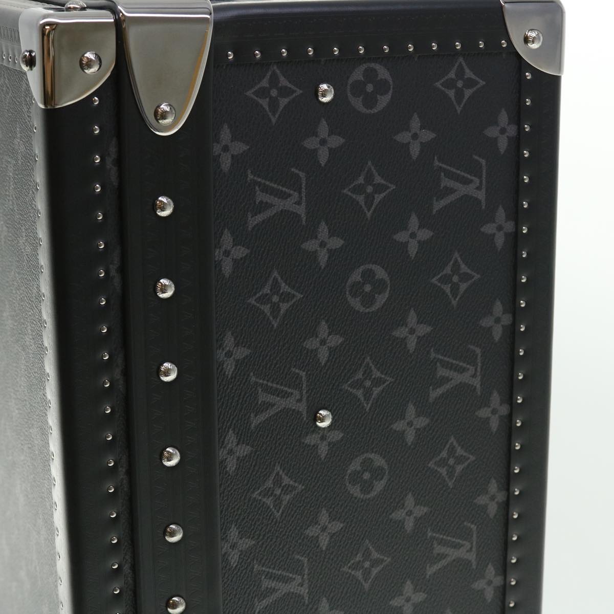 LOUIS VUITTON Monogram Eclipse Alzer 70 Trunk M20014 LV Auth 50883A