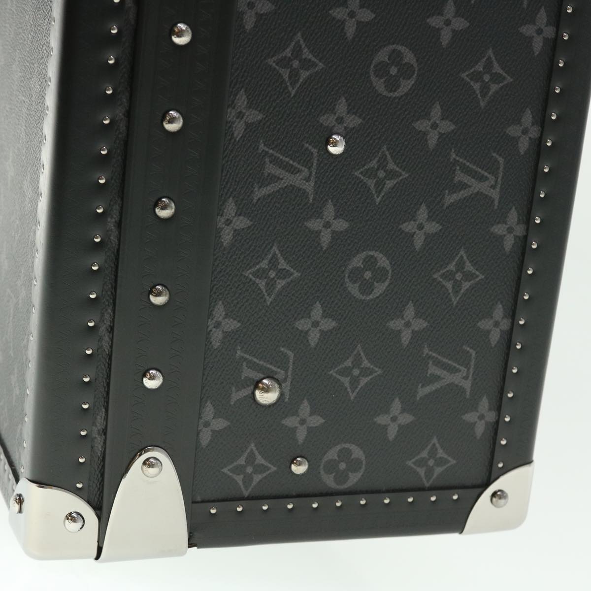 LOUIS VUITTON Monogram Eclipse Alzer 70 Trunk M20014 LV Auth 50883A