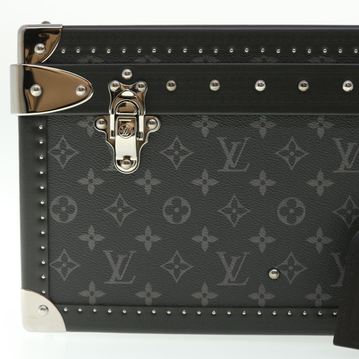 LOUIS VUITTON Monogram Eclipse Alzer 70 Trunk M20014 LV Auth 50883A