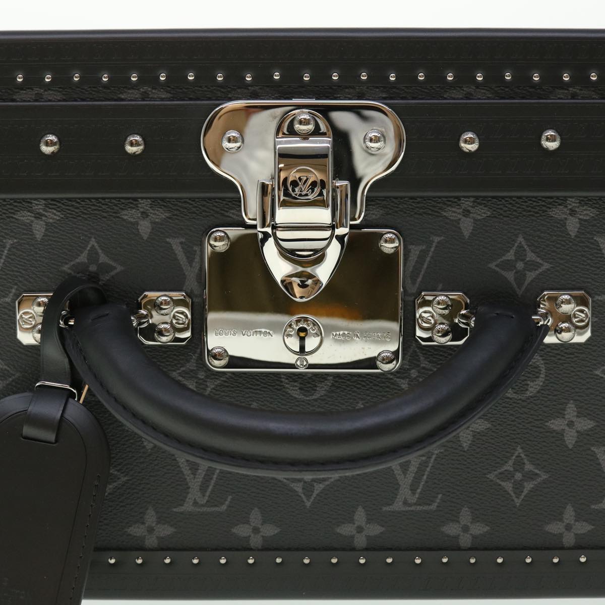 LOUIS VUITTON Monogram Eclipse Alzer 70 Trunk M20014 LV Auth 50883A