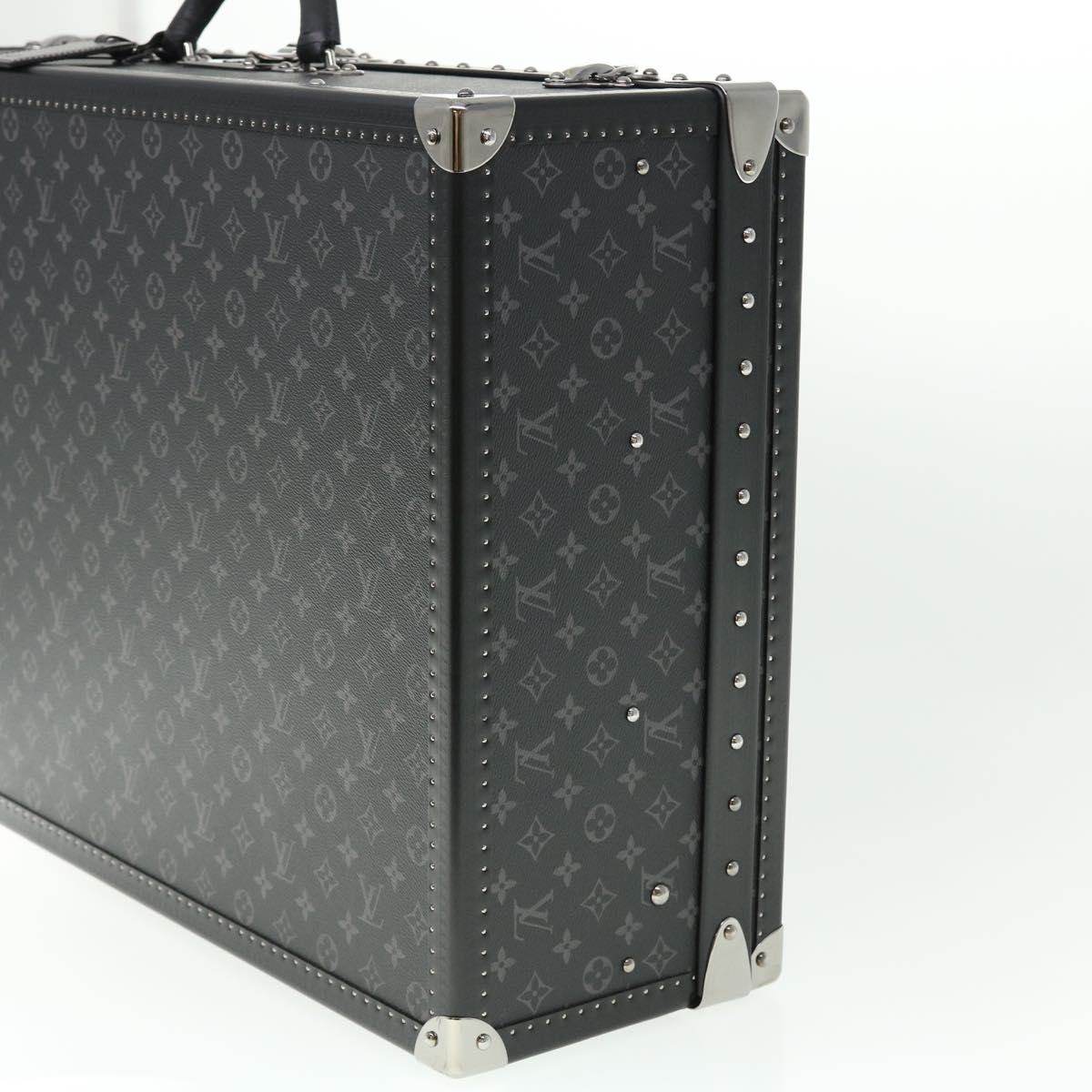 LOUIS VUITTON Monogram Eclipse Alzer 70 Trunk M20014 LV Auth 50883SM