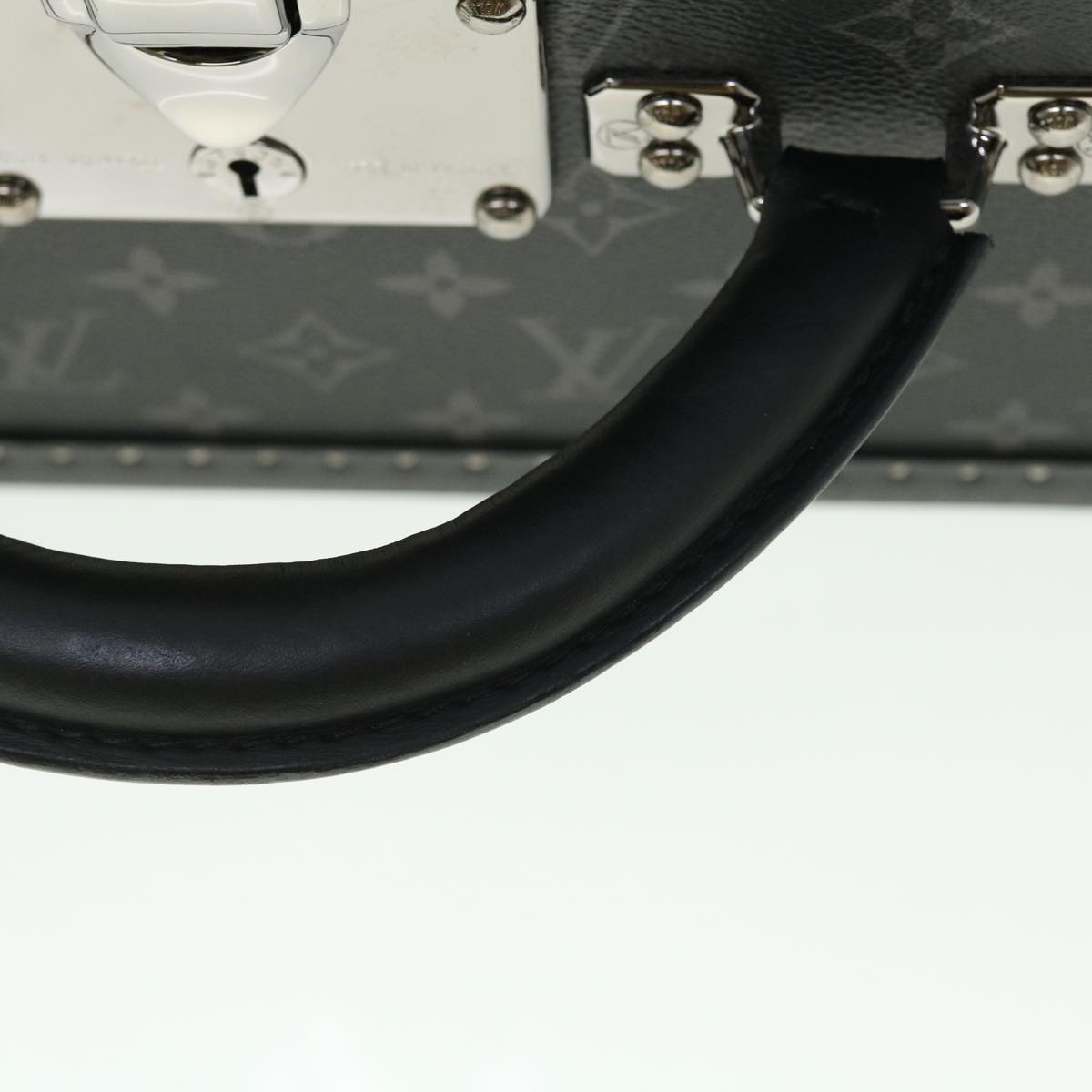 LOUIS VUITTON Monogram Eclipse Alzer 70 Trunk M20014 LV Auth 50883SM
