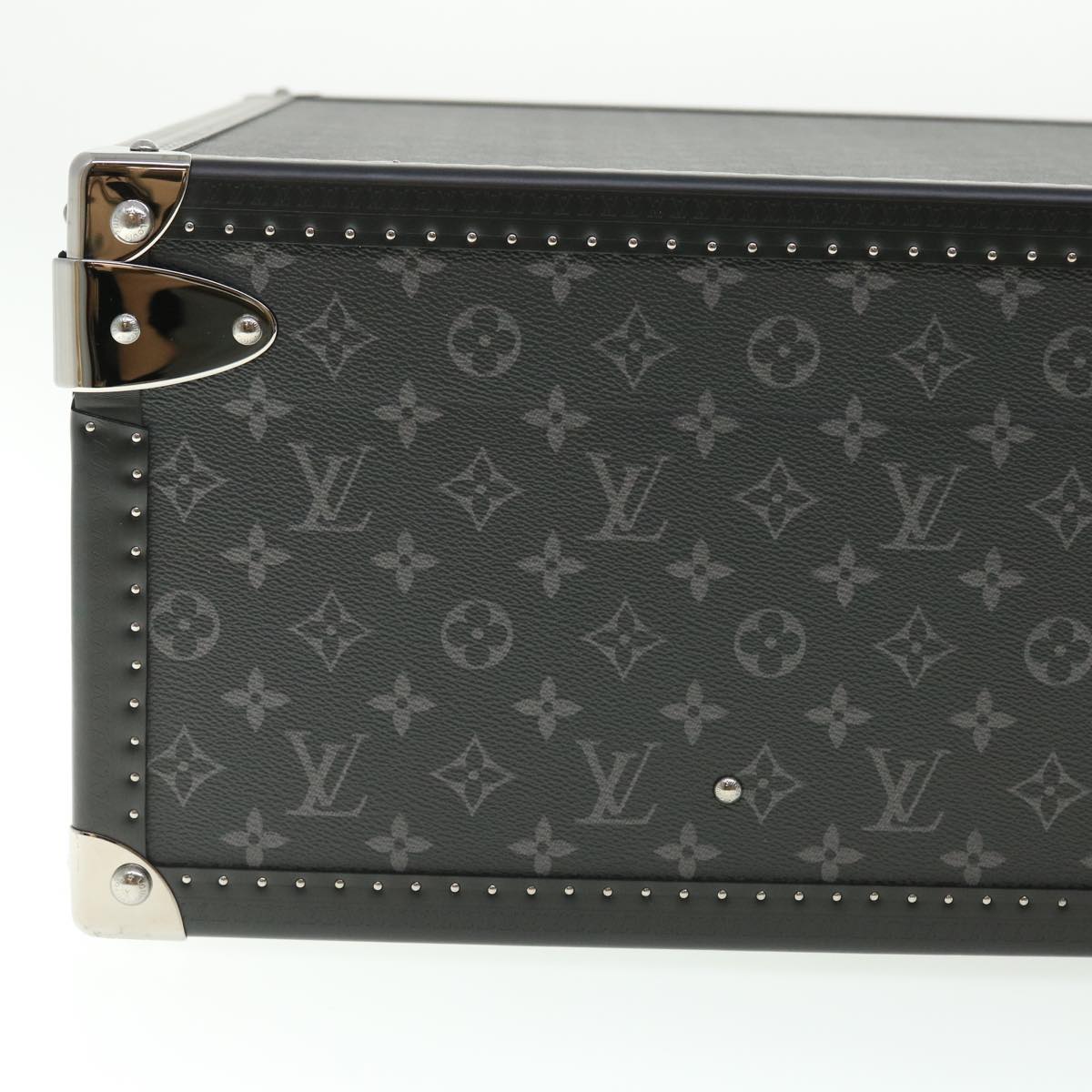 LOUIS VUITTON Monogram Eclipse Alzer 70 Trunk M20014 LV Auth 50883A