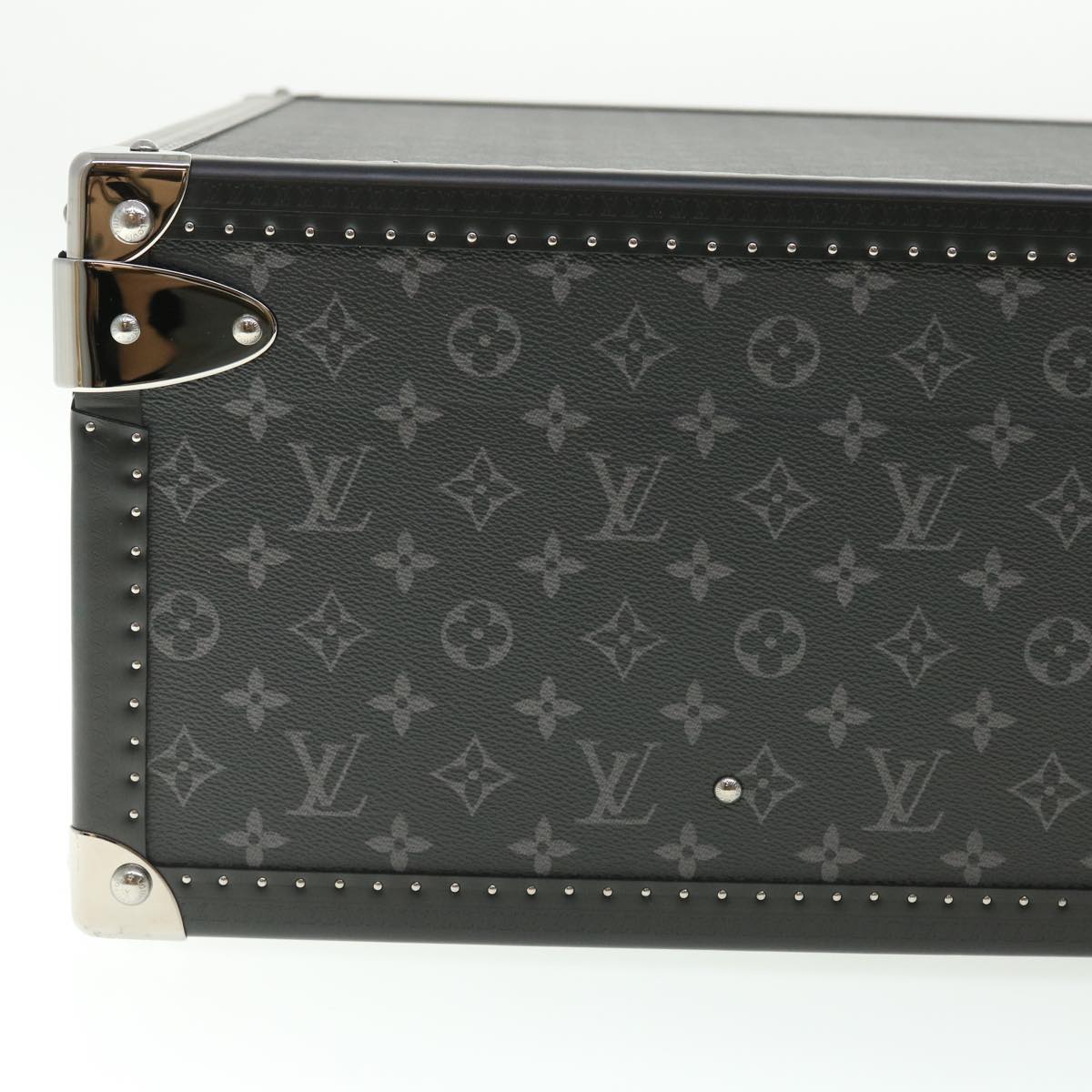 LOUIS VUITTON Monogram Eclipse Alzer 70 Trunk M20014 LV Auth 50883SM