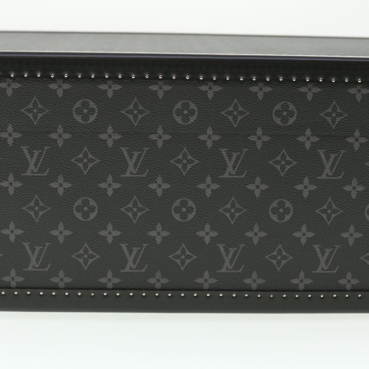 LOUIS VUITTON Monogram Eclipse Alzer 70 Trunk M20014 LV Auth 50883A