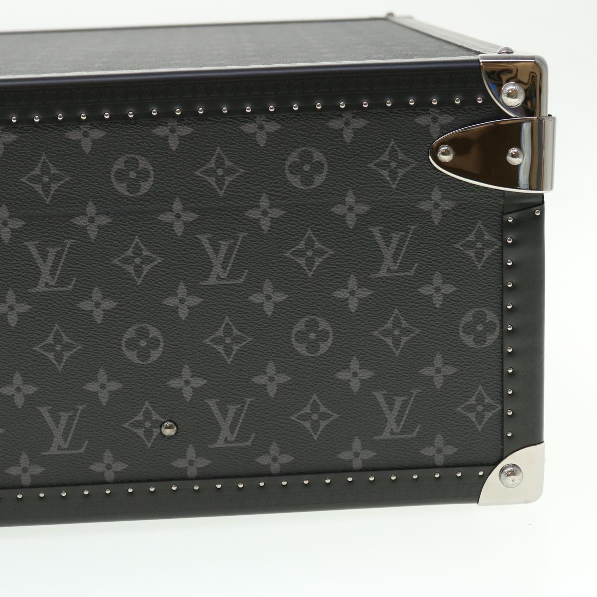 LOUIS VUITTON Monogram Eclipse Alzer 70 Trunk M20014 LV Auth 50883A