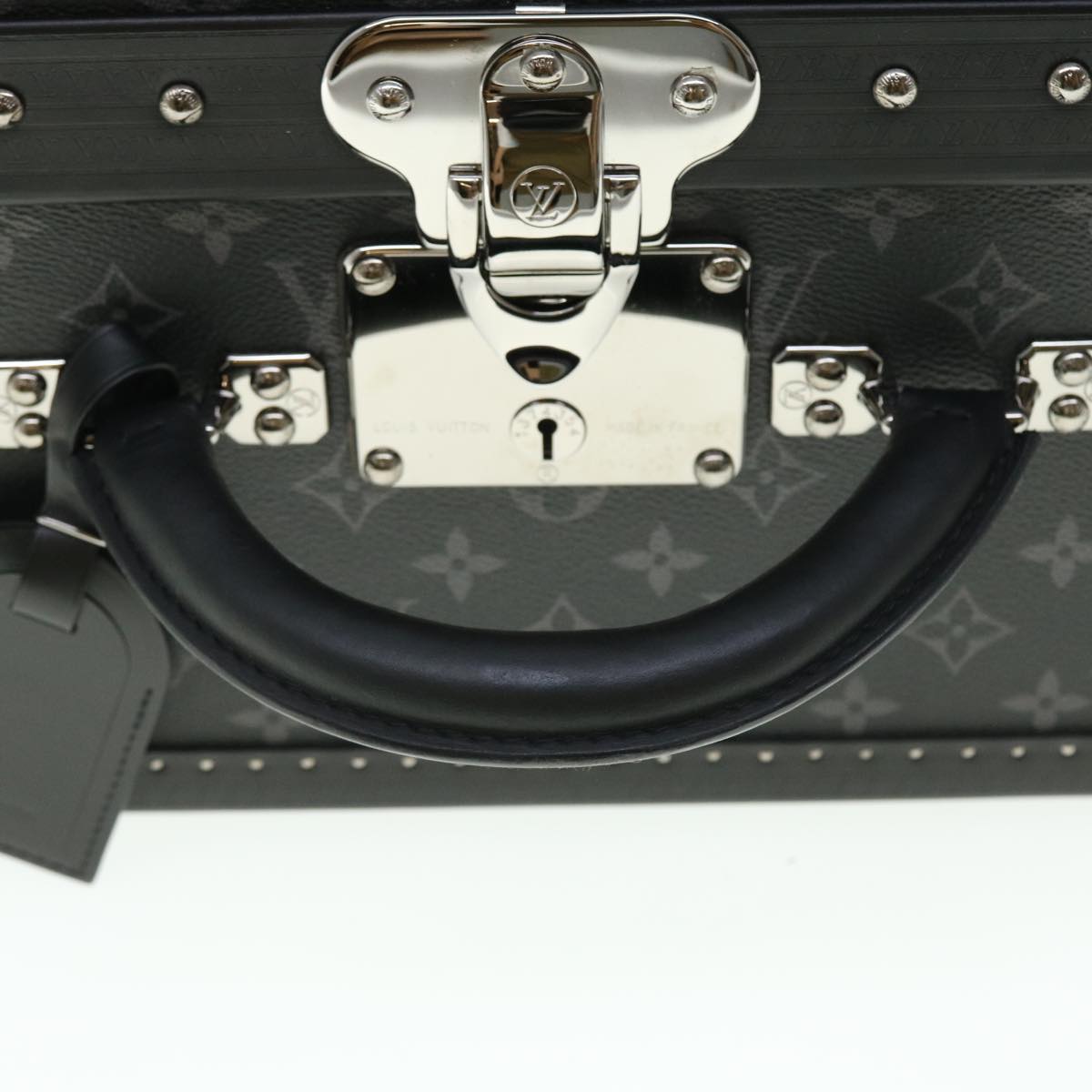 LOUIS VUITTON Monogram Eclipse Alzer 70 Trunk M20014 LV Auth 50883SM