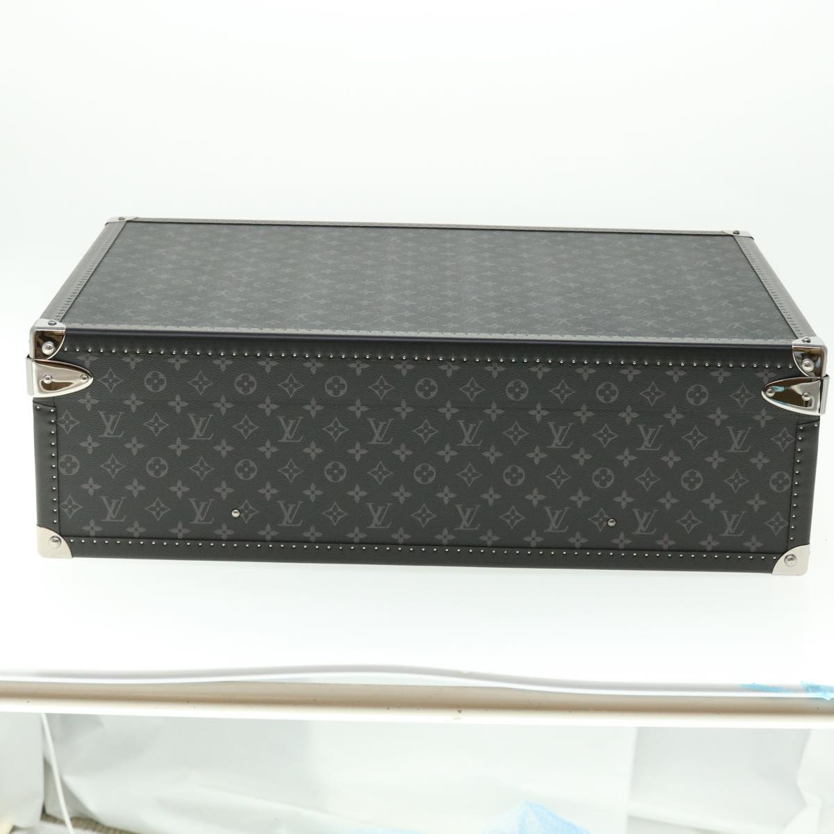 LOUIS VUITTON Monogram Eclipse Alzer 70 Trunk M20014 LV Auth 50883A