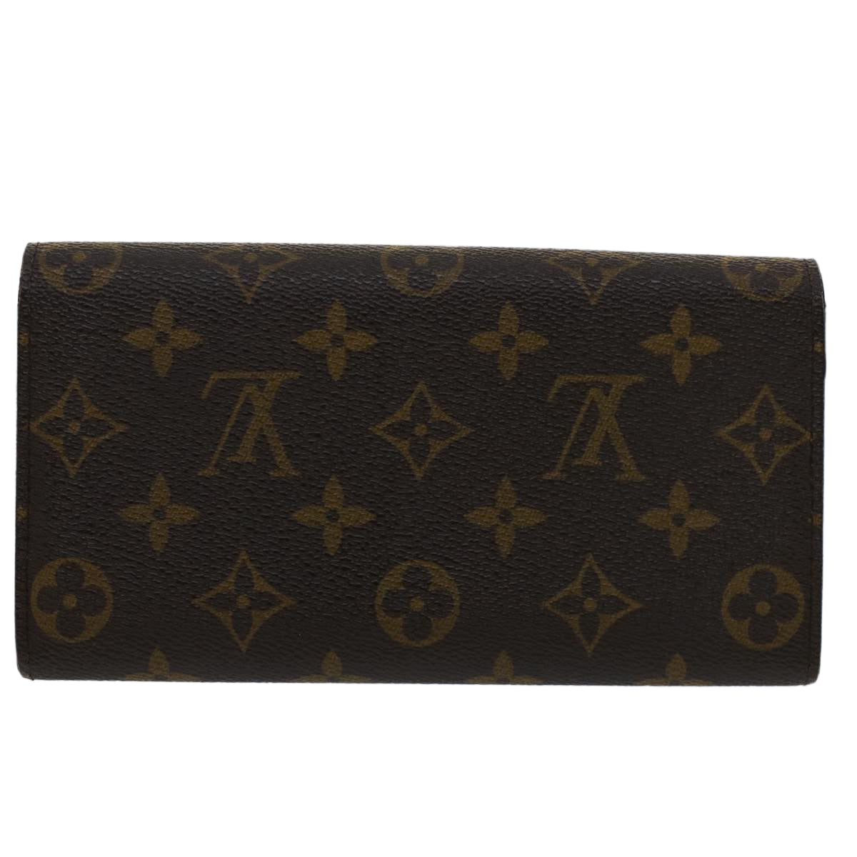 LOUIS VUITTON Monogram Portefeuille Sarah Long Wallet M61734 LV Auth 50891