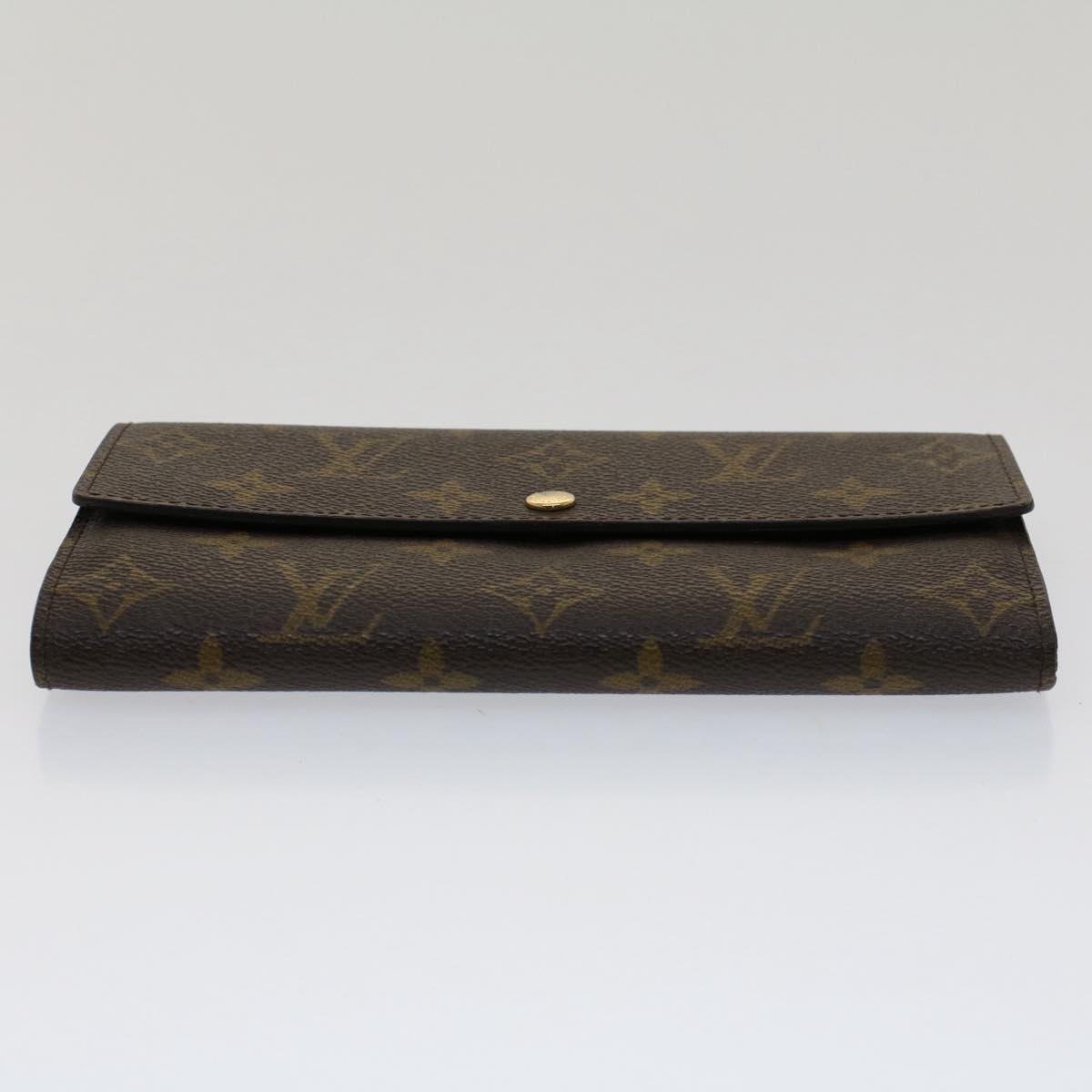 LOUIS VUITTON Monogram Portefeuille Sarah Long Wallet M61734 LV Auth 50891