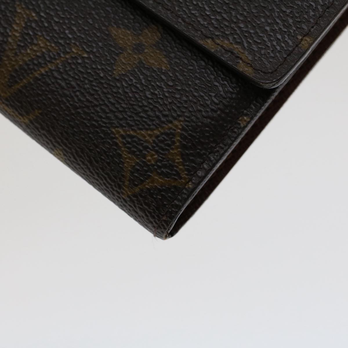 LOUIS VUITTON Monogram Portefeuille Sarah Long Wallet M61734 LV Auth 50891