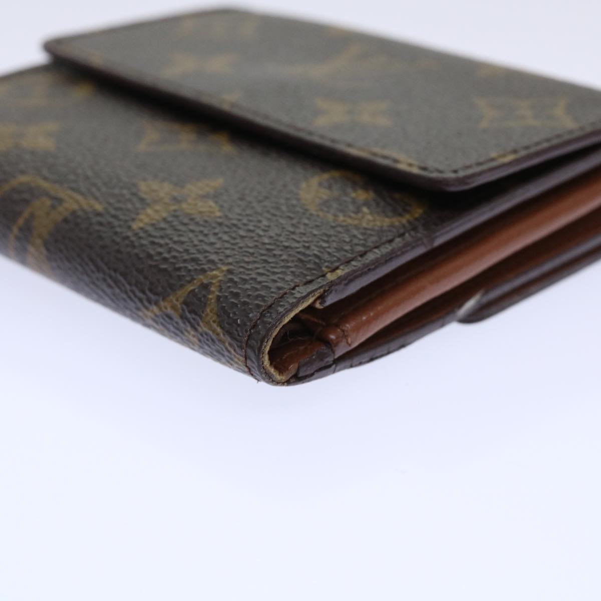 LOUIS VUITTON Monogram Portefeuille Elise Wallet M61654 LV Auth 50892