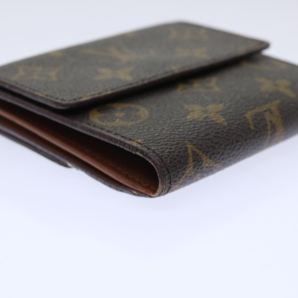 LOUIS VUITTON Monogram Portefeuille Elise Wallet M61654 LV Auth 50892