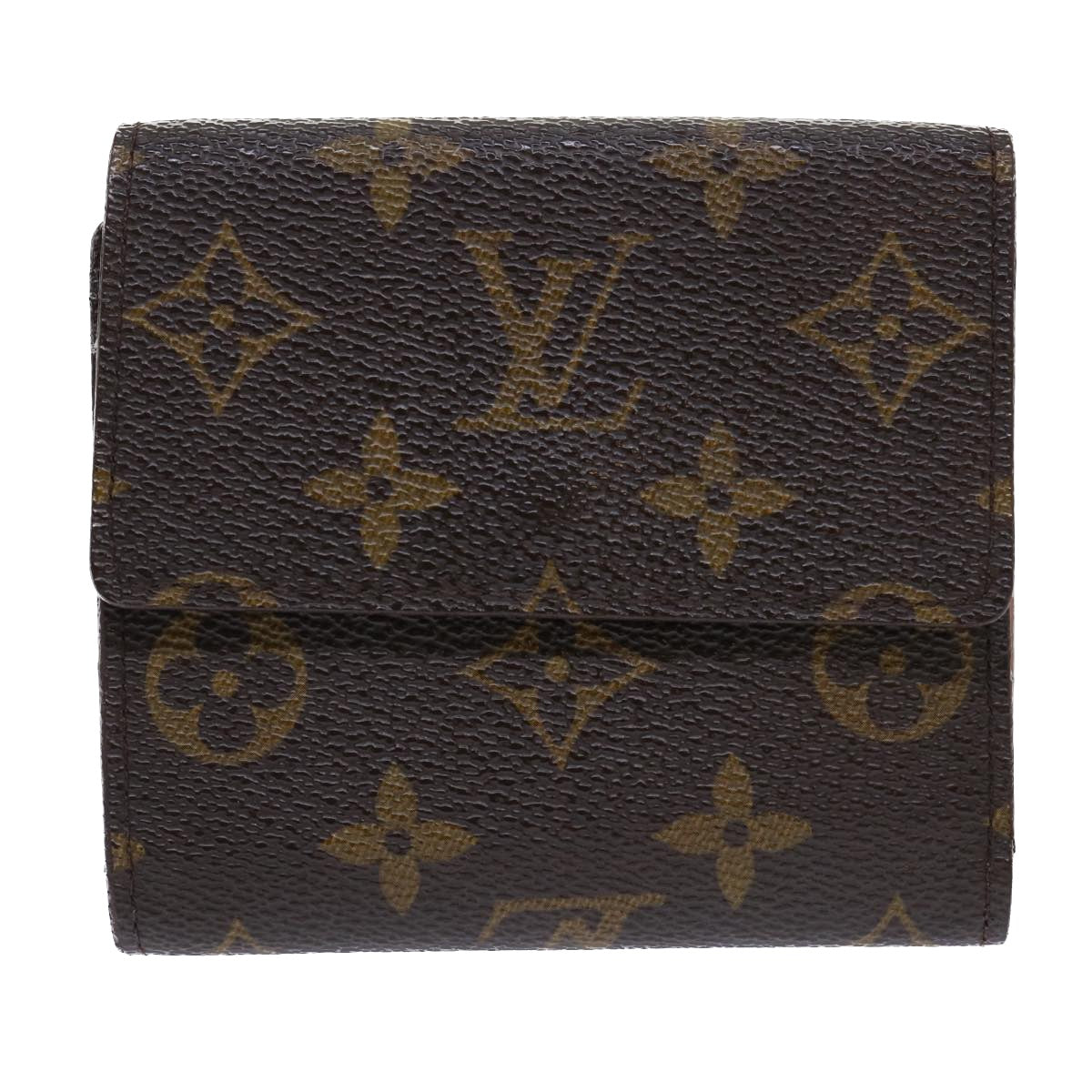 LOUIS VUITTON Monogram Portefeuille Elise Wallet M61654 LV Auth 50892