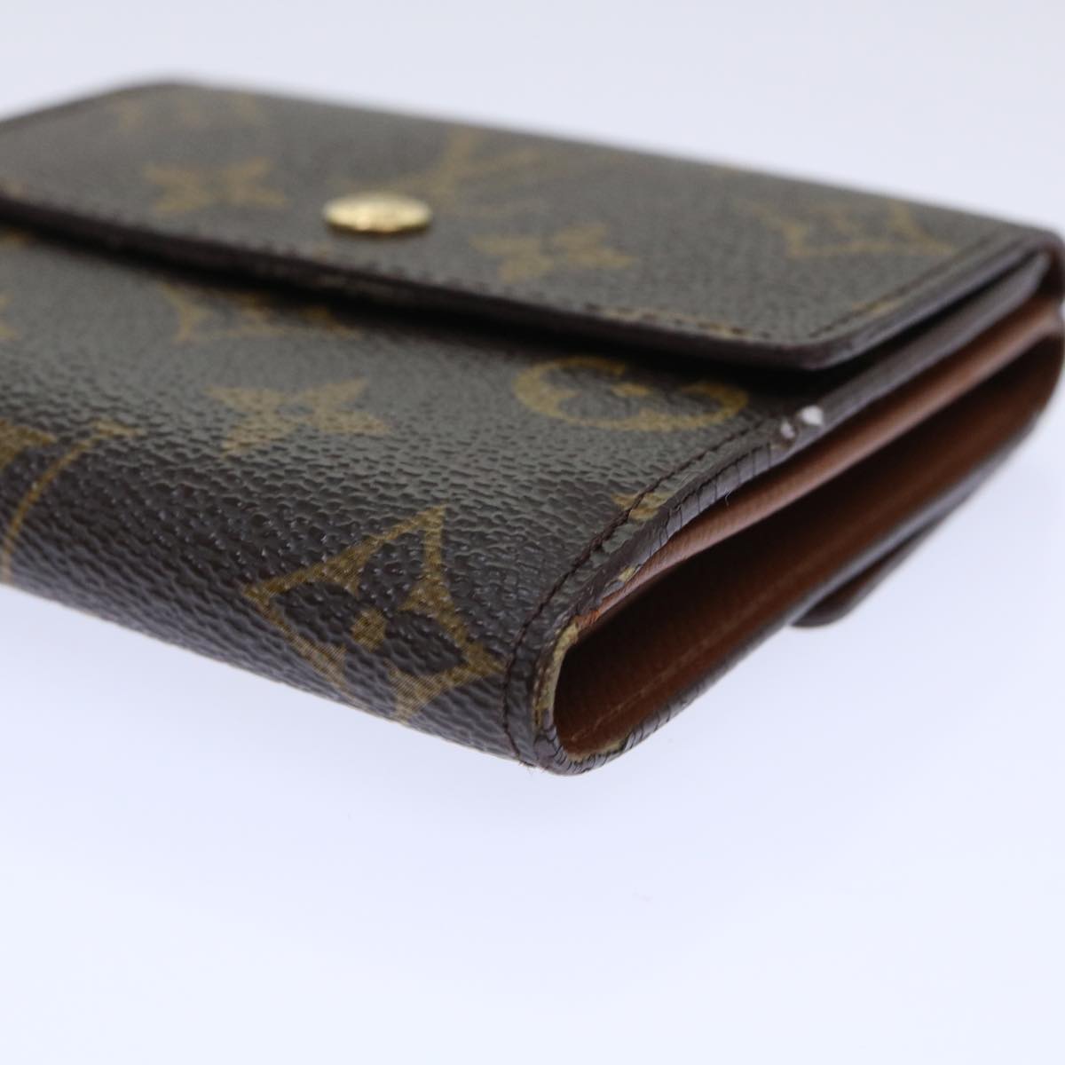 LOUIS VUITTON Monogram Portefeuille Elise Wallet M61654 LV Auth 50892