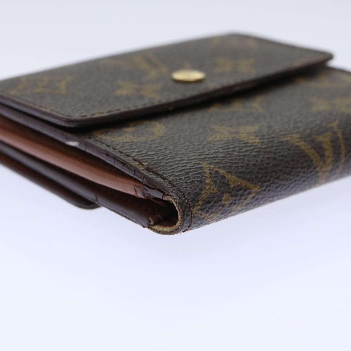 LOUIS VUITTON Monogram Portefeuille Elise Wallet M61654 LV Auth 50892