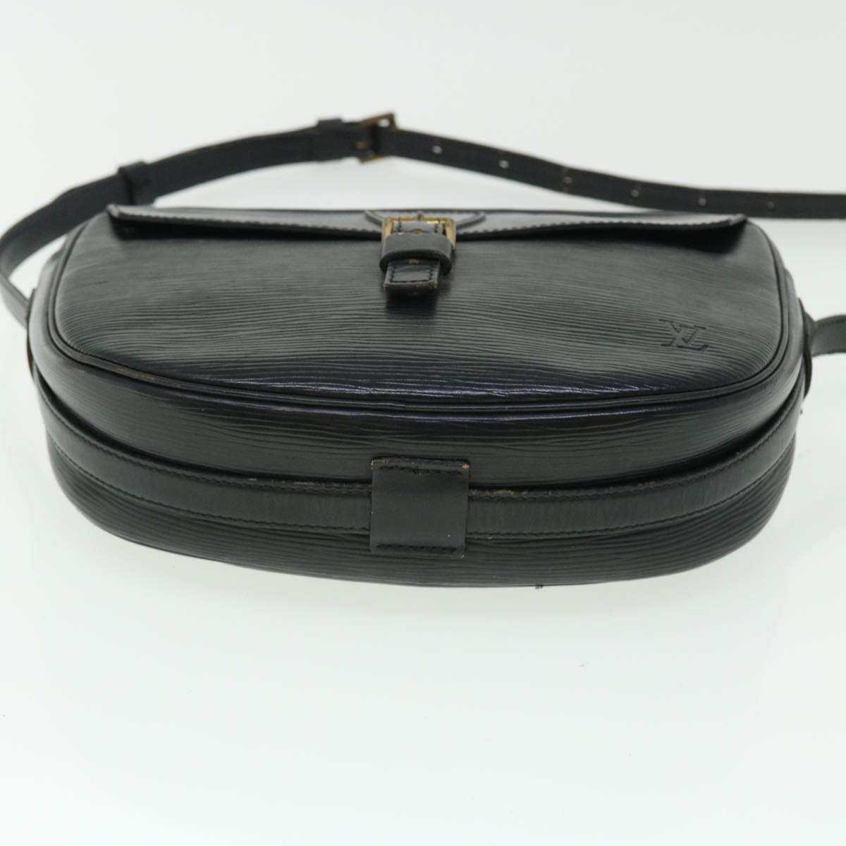 LOUIS VUITTON Epi Jeune Fille MM Shoulder Bag Black M52152 LV Auth 50932