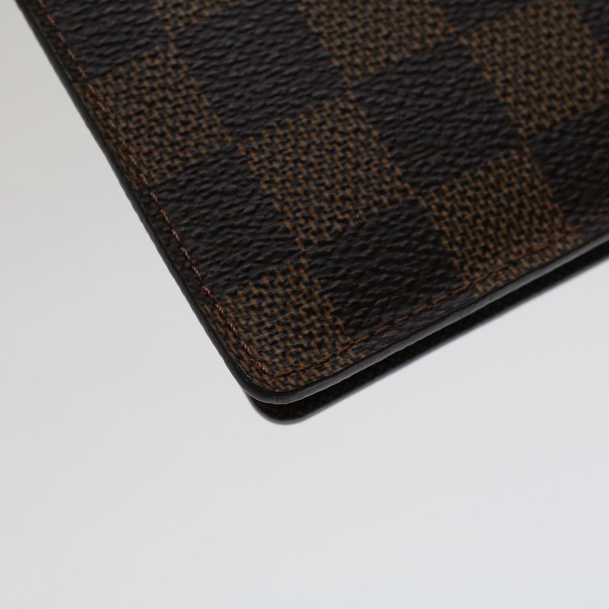 LOUIS VUITTON Damier Ebene Porte Valeurs Cartes Credit Billfold N61823 LV 51117