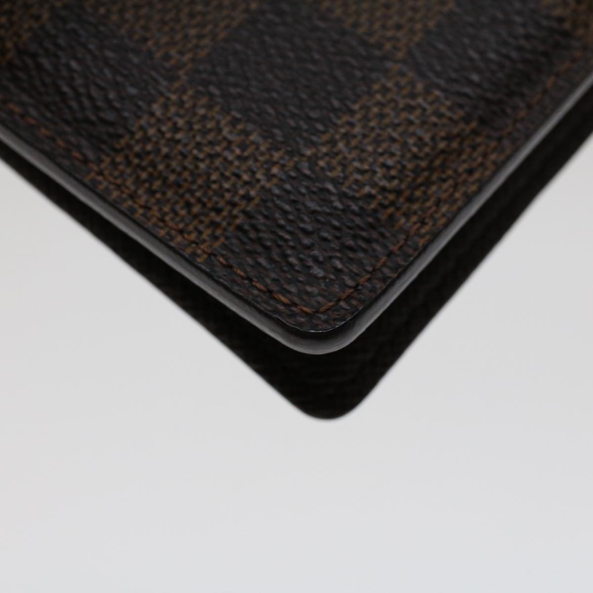 LOUIS VUITTON Damier Ebene Porte Valeurs Cartes Credit Billfold N61823 LV 51117