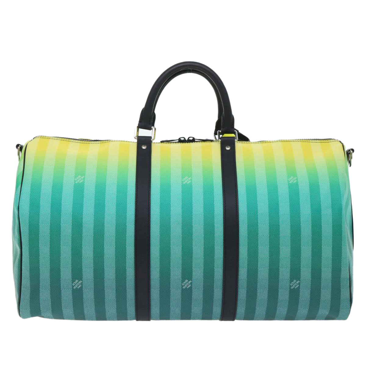 LOUIS VUITTON Damier Stripe Gradation Keepall Bandouliere 50 M59912 Auth 51138SM