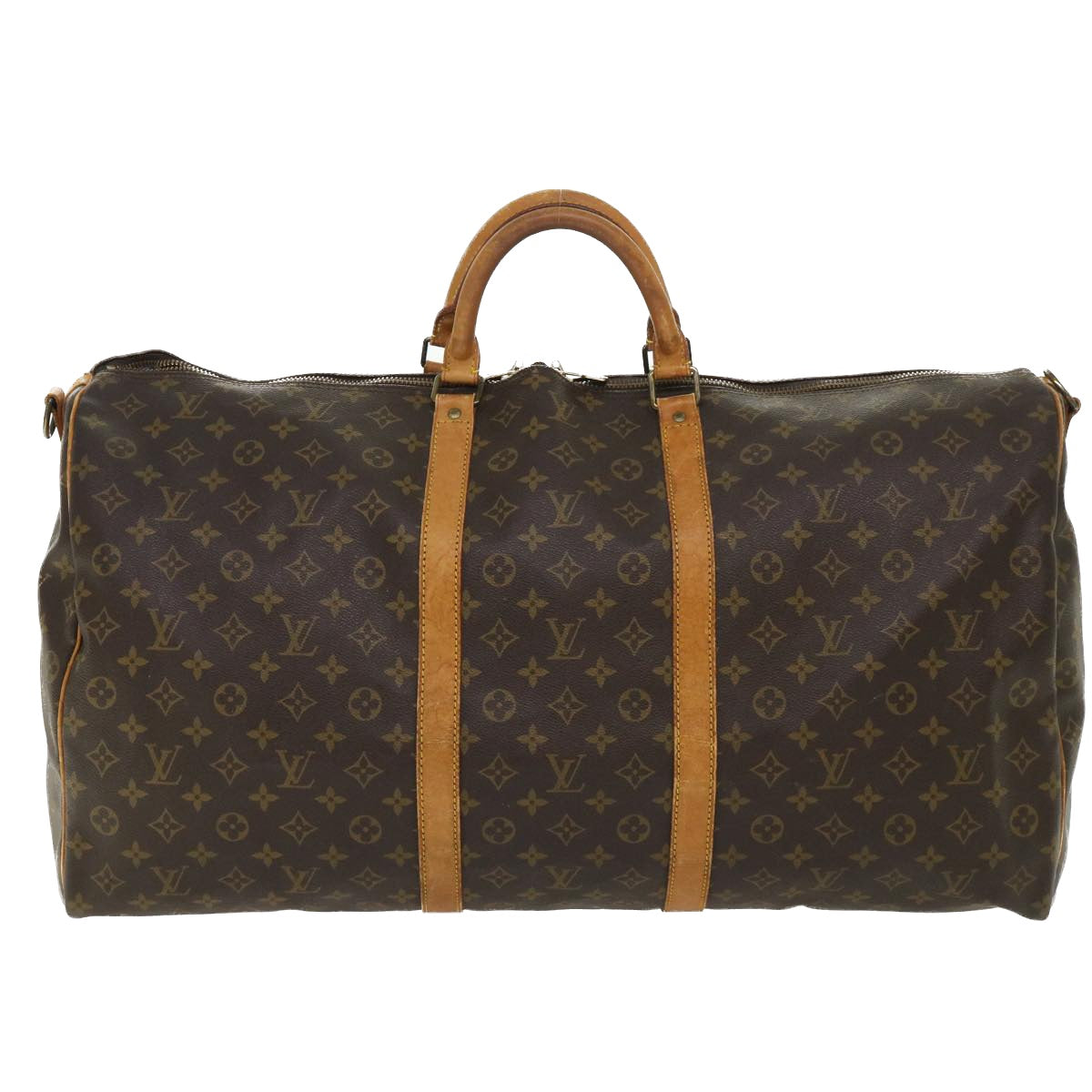 LOUIS VUITTON Monogram Keepall Bandouliere 60 Boston Bag M41412 LV Auth 51169