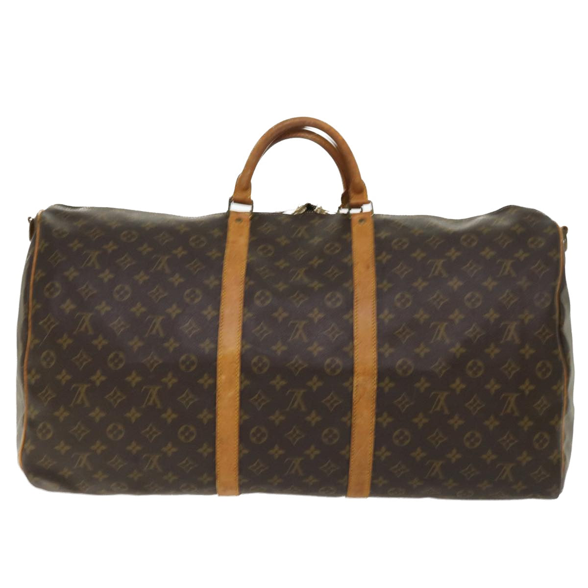 LOUIS VUITTON Monogram Keepall Bandouliere 60 Boston Bag M41412 LV Auth 51169