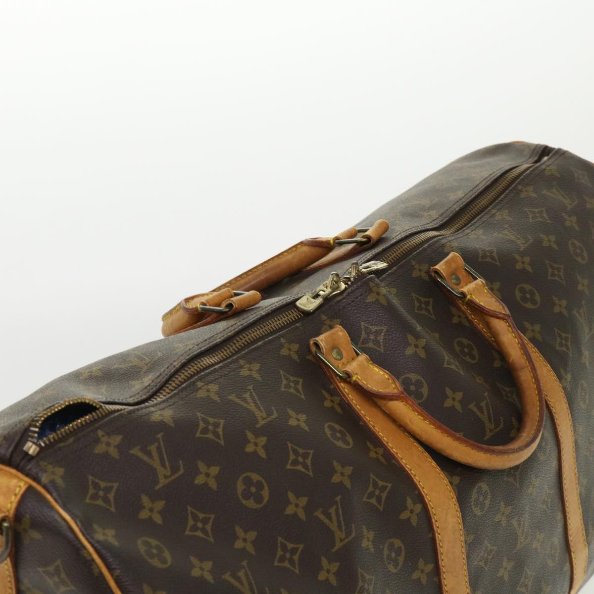 LOUIS VUITTON Monogram Keepall Bandouliere 60 Boston Bag M41412 LV Auth 51169