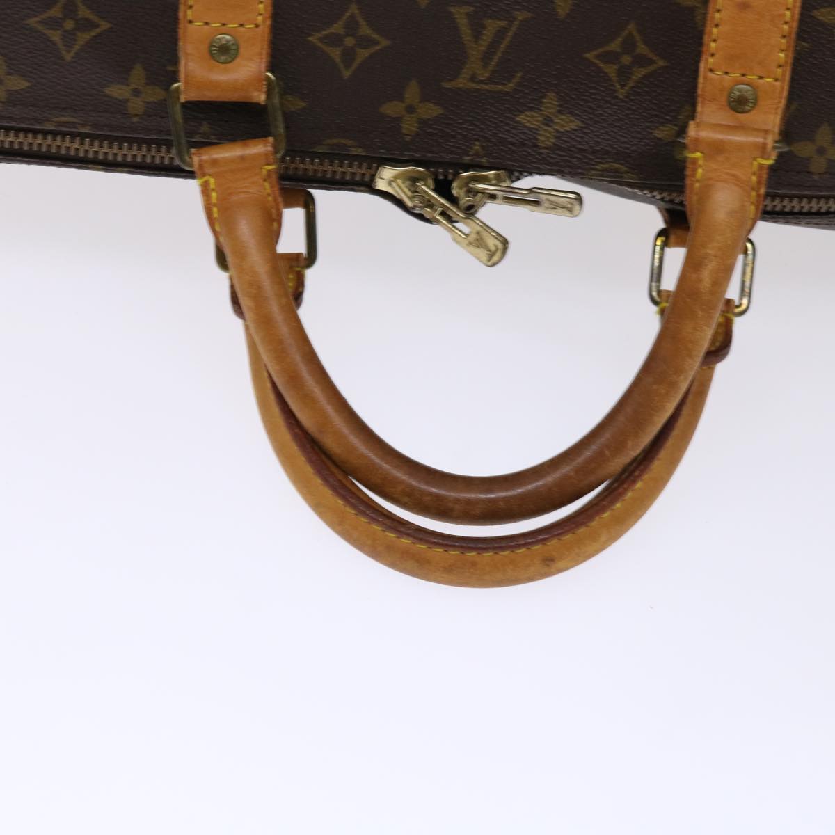 LOUIS VUITTON Monogram Keepall Bandouliere 60 Boston Bag M41412 LV Auth 51169