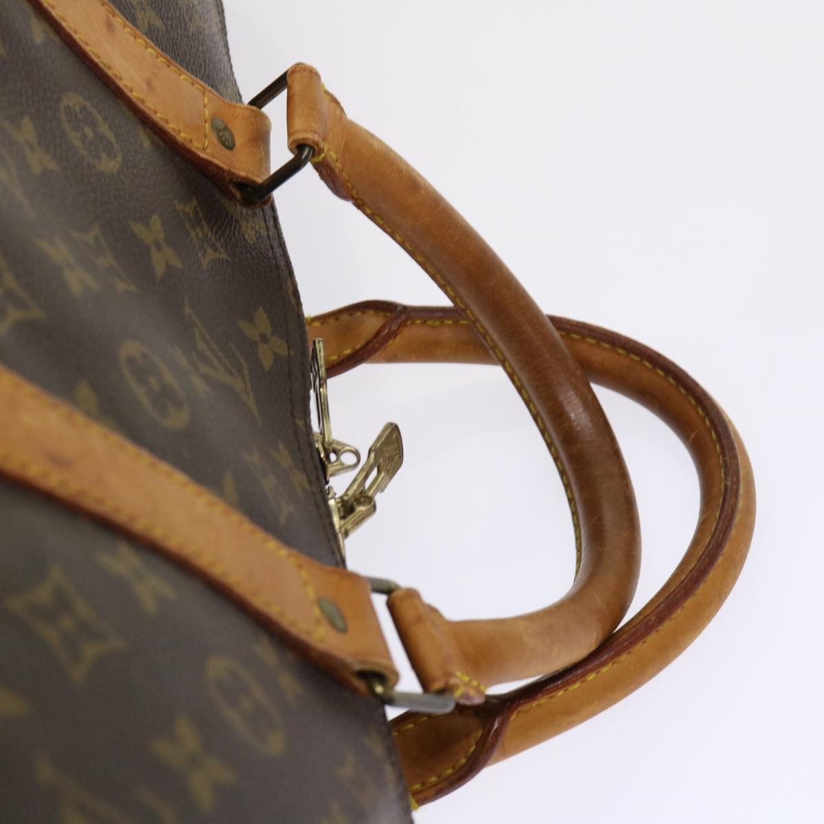 LOUIS VUITTON Monogram Keepall Bandouliere 60 Boston Bag M41412 LV Auth 51169