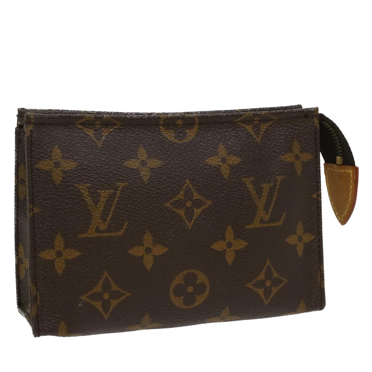 LOUIS VUITTON Monogram Poche Toilette 15 Pouch M47546 LV Auth 51223