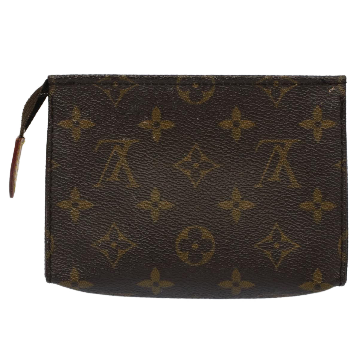 LOUIS VUITTON Monogram Poche Toilette 15 Pouch M47546 LV Auth 51224