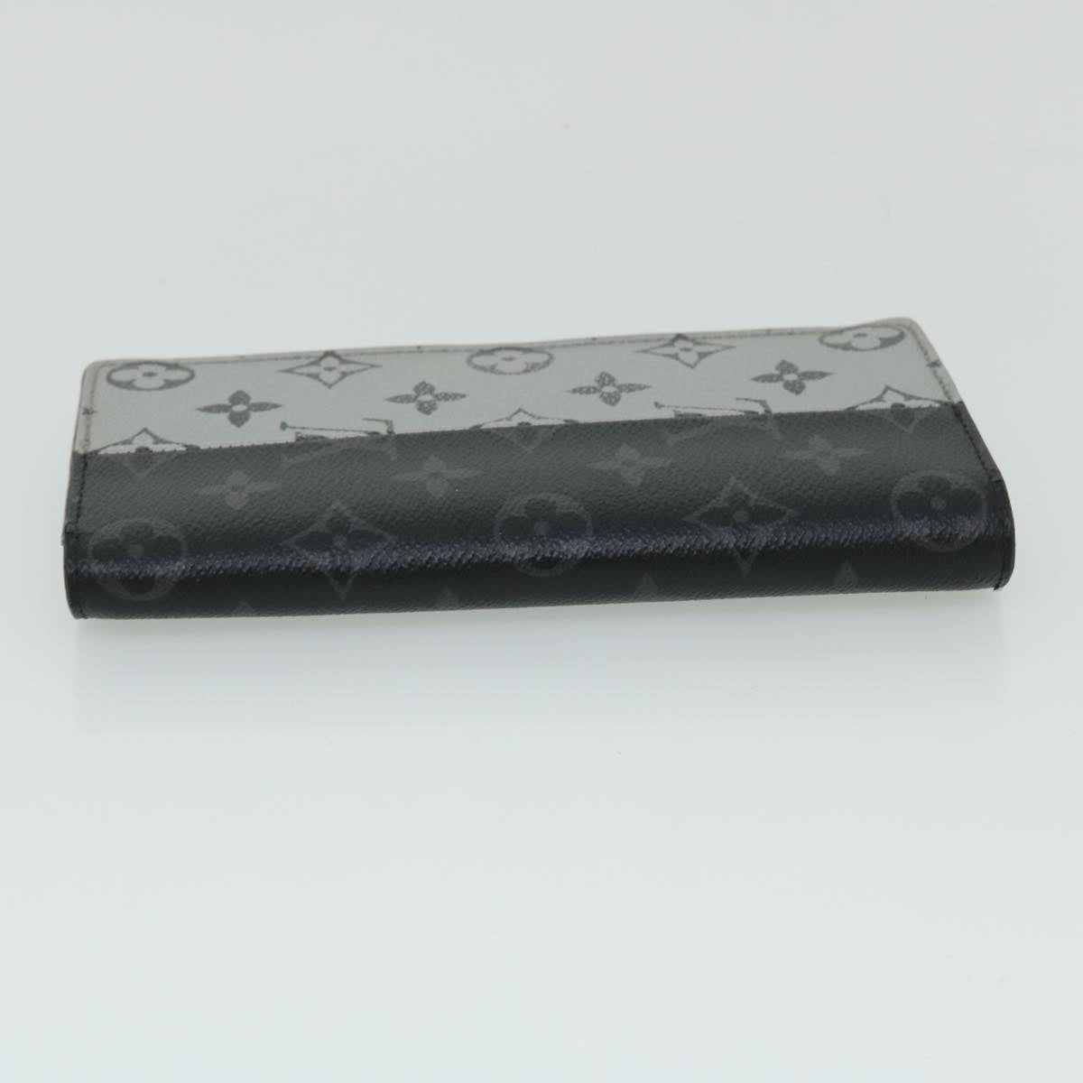 LOUIS VUITTON Eclipse Split Portefeuille Braza Long Wallet M63027 LV Auth 51243