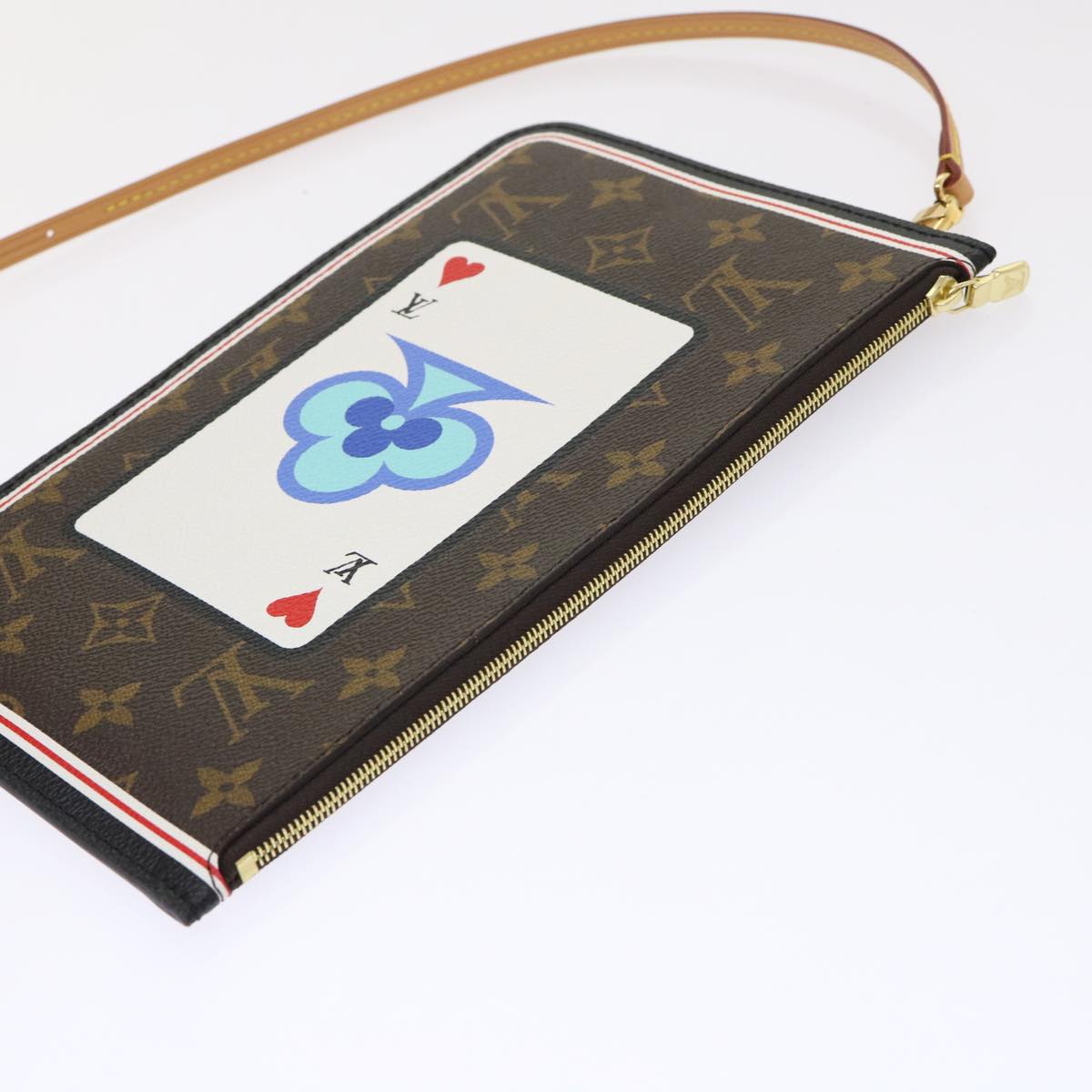 LOUIS VUITTON Monogram Game On Neverfull MM Tote Bag M57452 LV Auth 51264S