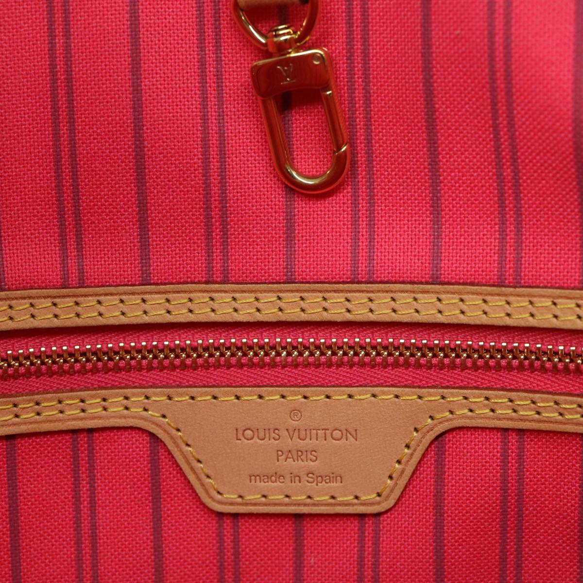 LOUIS VUITTON Monogram Neverfull MM Tote Bag Grenard M41602 LV Auth 51265SAV