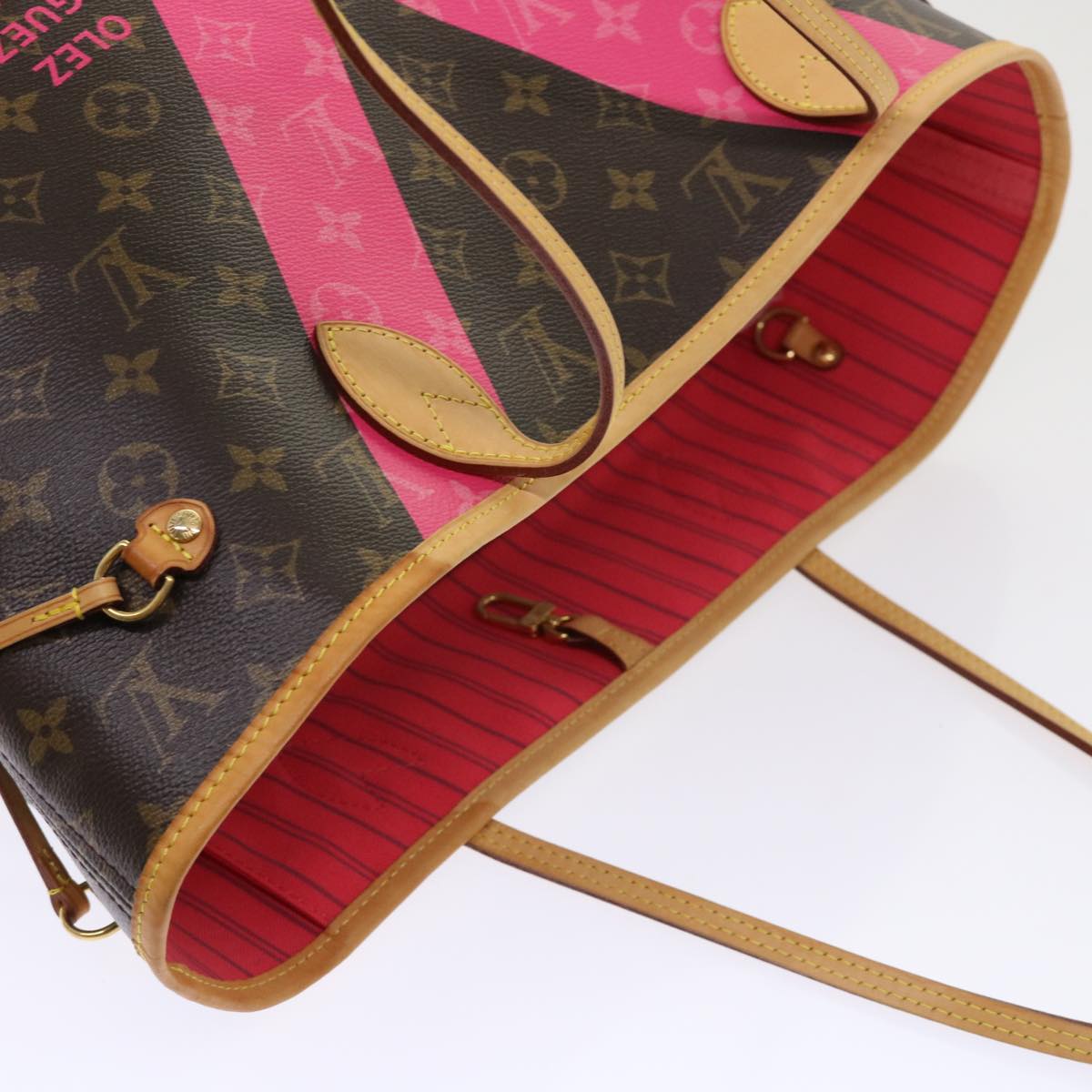 LOUIS VUITTON Monogram Neverfull MM Tote Bag Grenard M41602 LV Auth 51265SAV