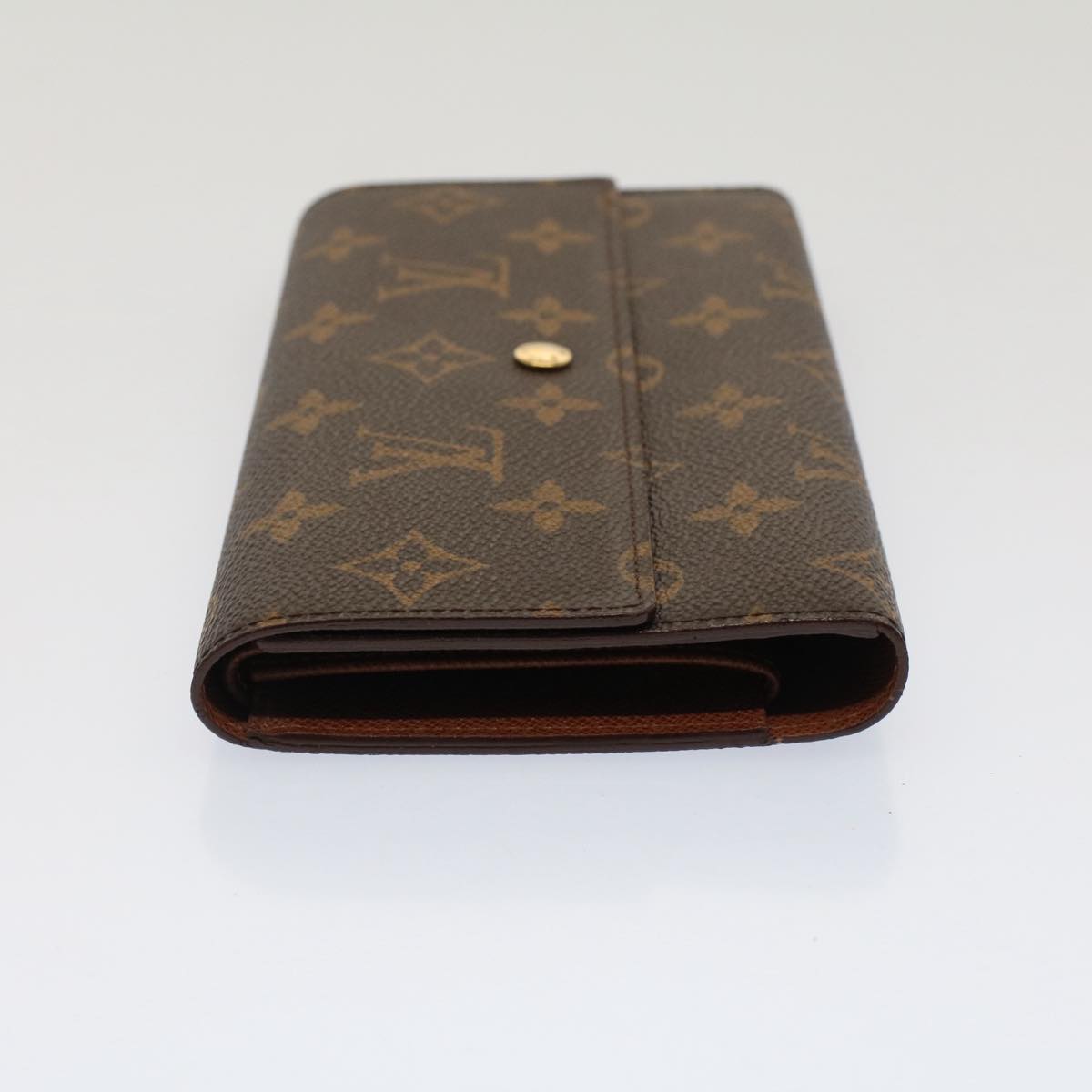 LOUIS VUITTON Monogram Porte Tresol International Wallet M61215 LV Auth 51285