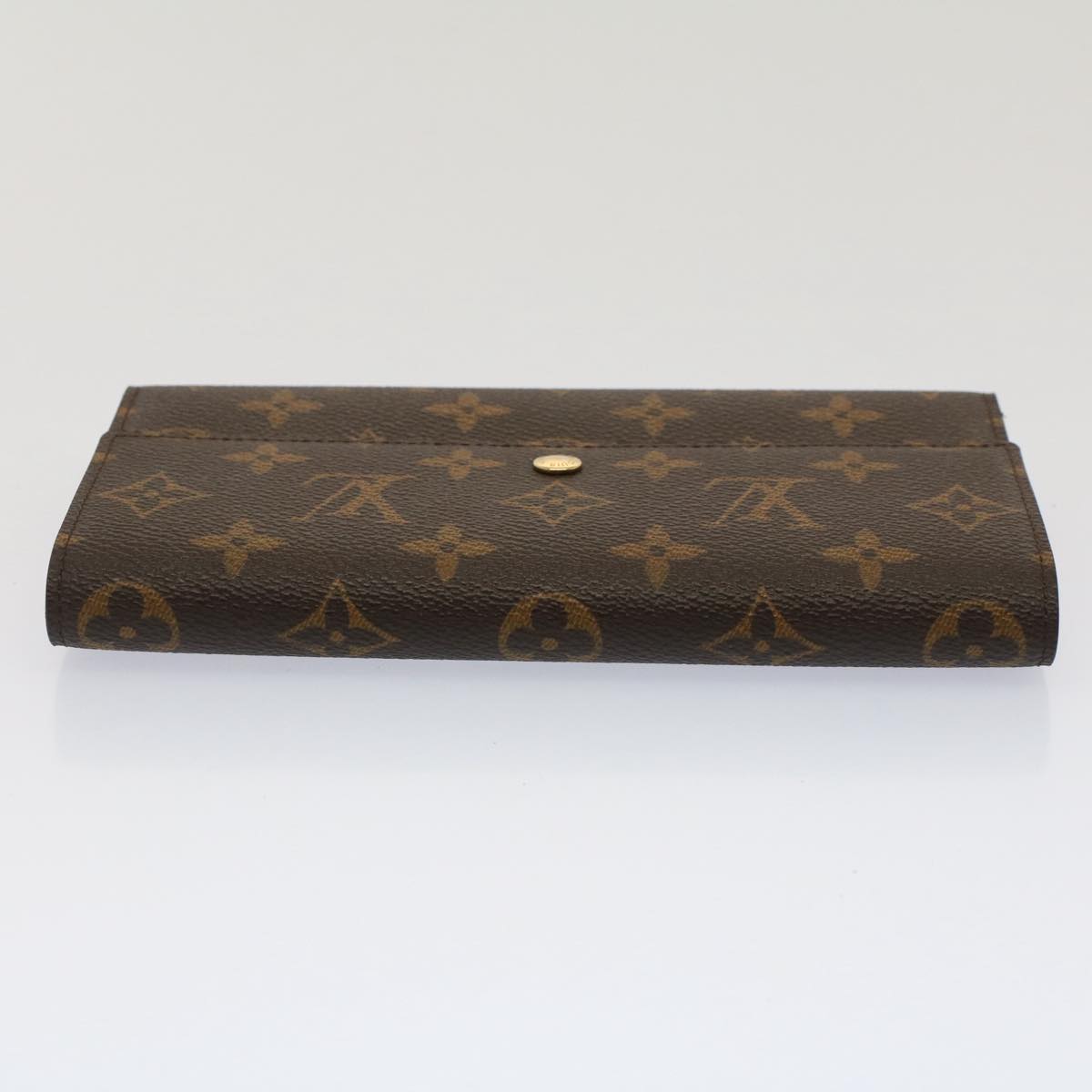 LOUIS VUITTON Monogram Porte Tresol International Wallet M61215 LV Auth 51285