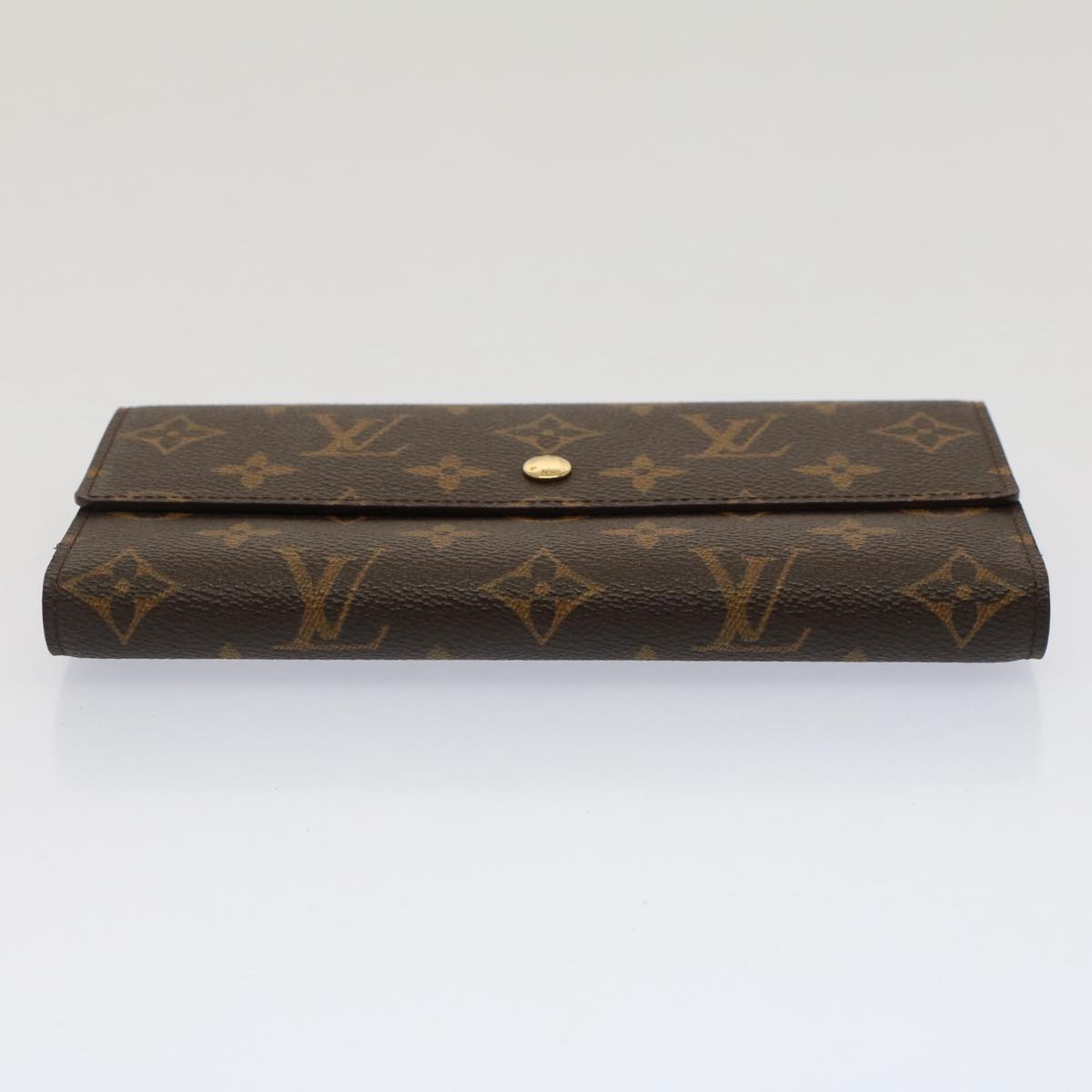 LOUIS VUITTON Monogram Porte Tresol International Wallet M61215 LV Auth 51285