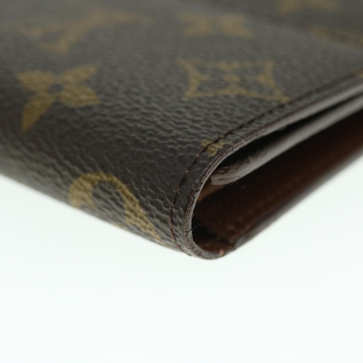 LOUIS VUITTON Monogram Porte Tresol International Wallet M61215 LV Auth 51294