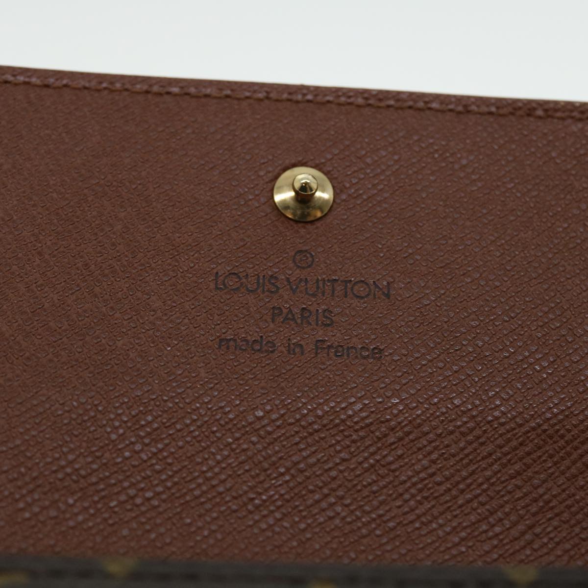 LOUIS VUITTON Monogram Porte Tresol International Wallet M61215 LV Auth 51294