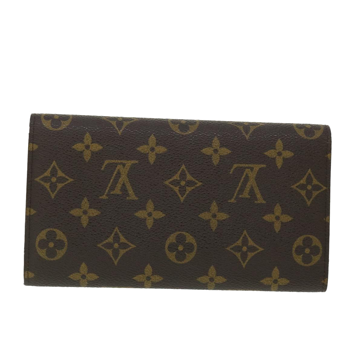 LOUIS VUITTON Monogram Porte Tresol International Wallet M61215 LV Auth 51294